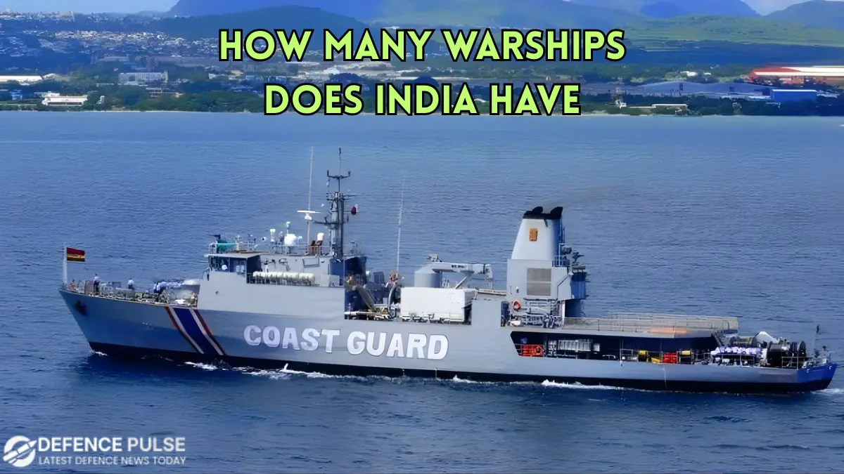 How many warships does the Indian Navy currently have?
